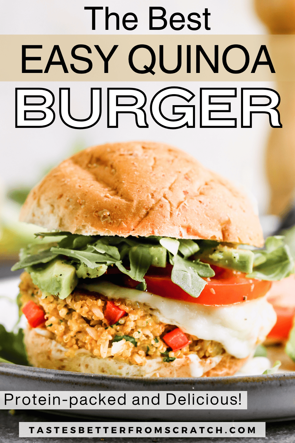 Easy Quinoa Burgers: Flavorful, Healthy, & Won't Fall Apart